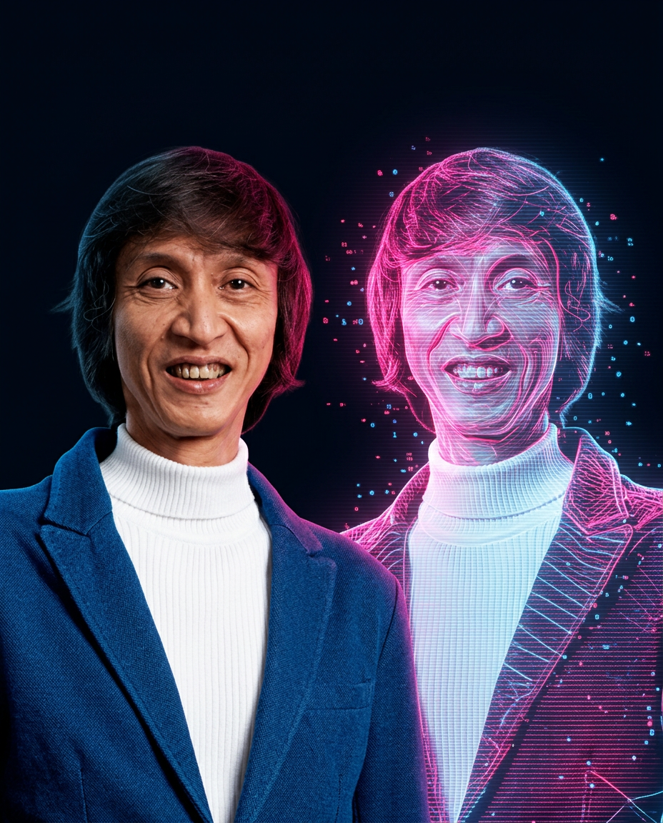 Executives & public personalities with their holographic AI twin